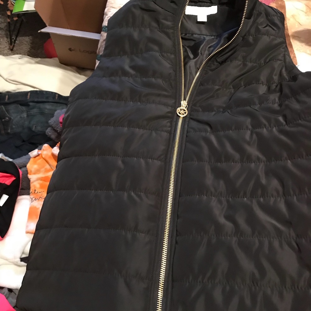 Michael Kors Black Vest Size Small New